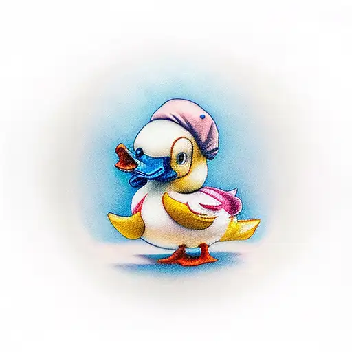 Donuld Duck As A Baby