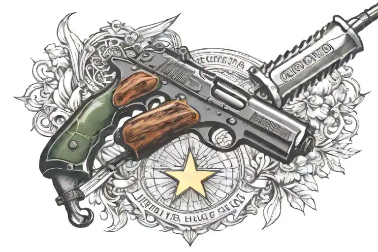 Commando Dagger Combined With Colombia Country You've Traveled