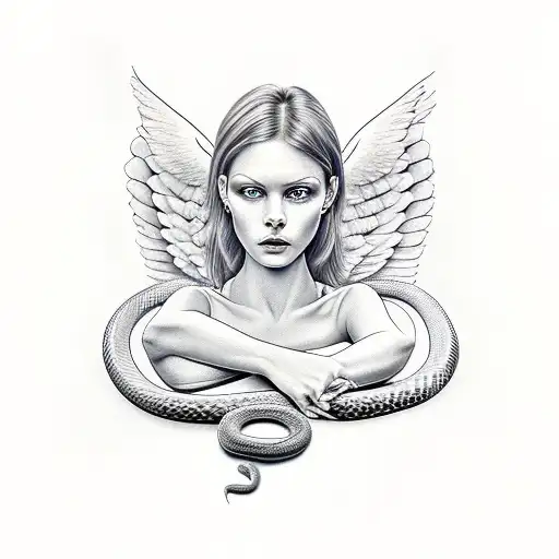 Angel With Snake