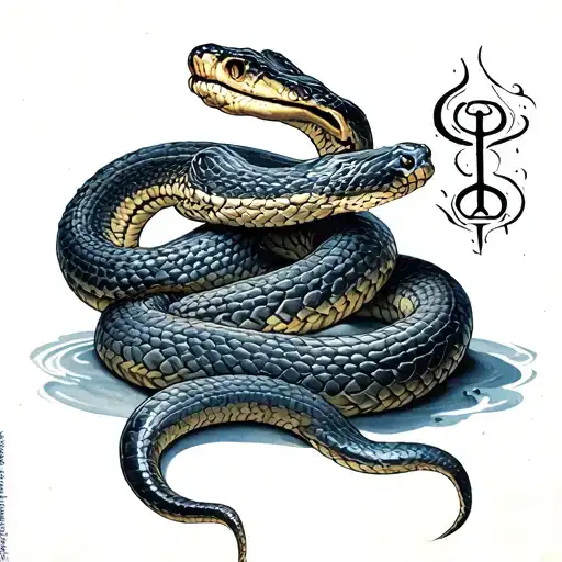 Earth Snake With Cancer Zodiac Sign