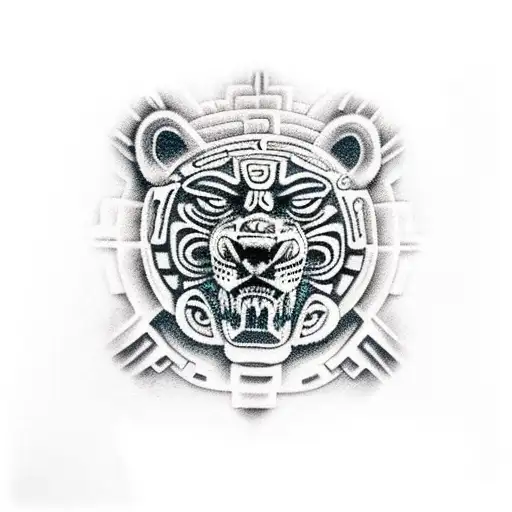 Mayan Aztec Godly Jaguar