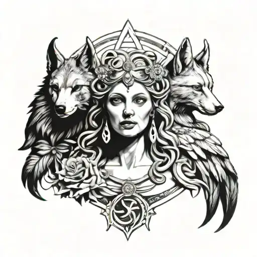 Goddess Hecate Triple Goddess