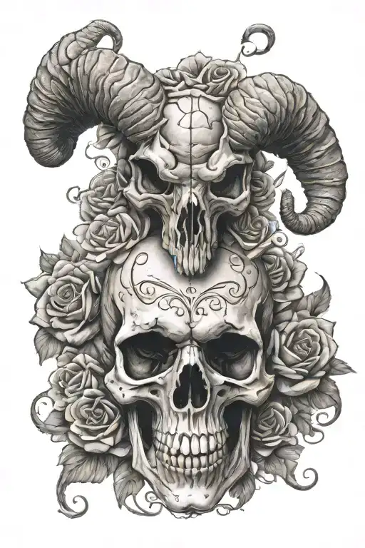 Skull Aries Muerte Skull