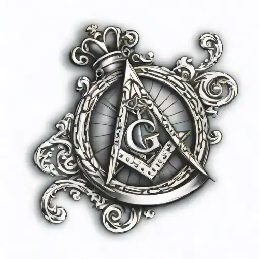 Square And Compass Design