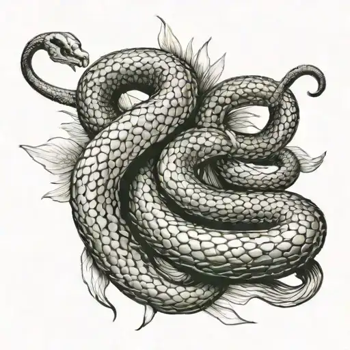 Hawaian Hook And Snake Wrapped