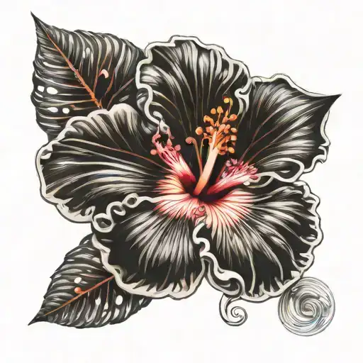 Hibiscus Flower Ocean Seashell Transforming