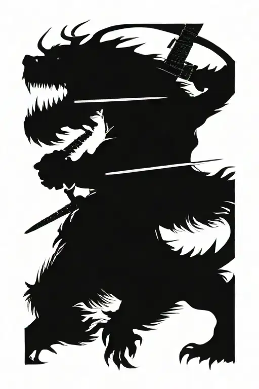 Samurai And Dragon