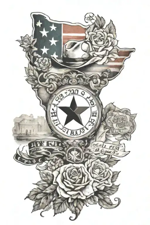 Texas Theme Sleeve