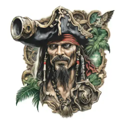 Pirate Jungle Background