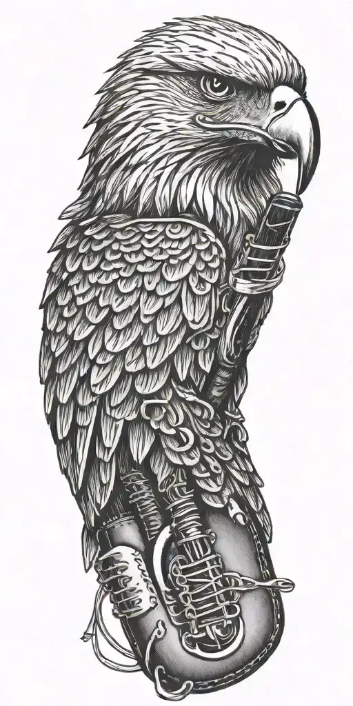 Music Notes Boxing Gloves Baseball Bat Eagle 0206