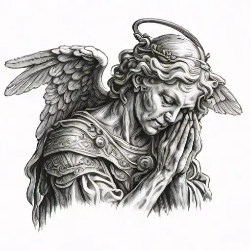 Praying Angel Holding