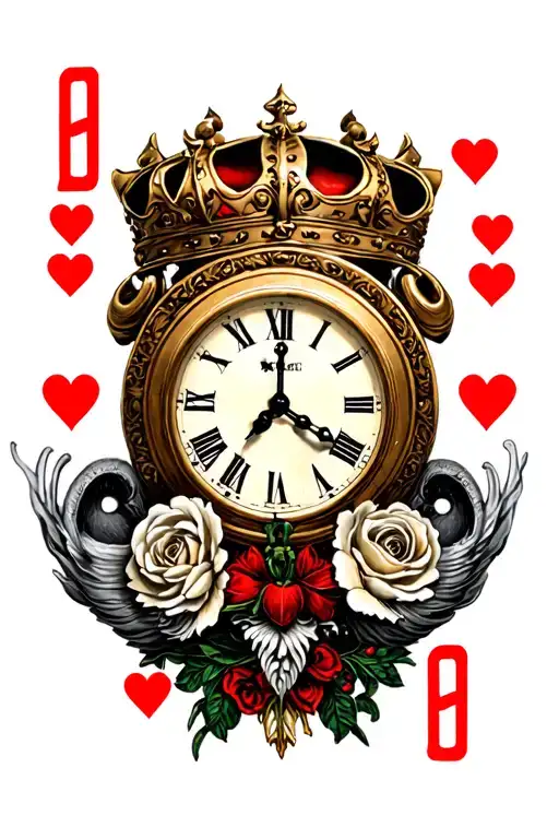 Clock And King Of Hearts One Soul