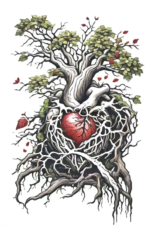 Broken Heart Blood As Water To Tree Roots For Growth