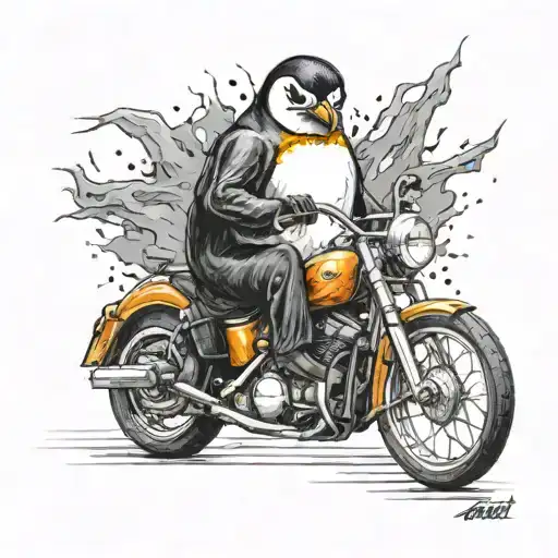 Penguin X Ghost Rider