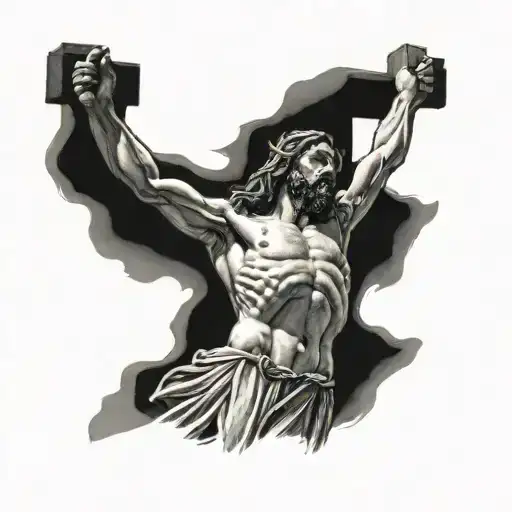 Jesus Cristo Crucificado De Corpo Inteiro