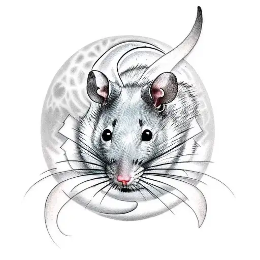 Rats Looking At Moon