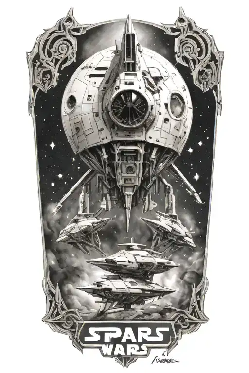 Space Ship Star Wars Ancient Mordern Advanced