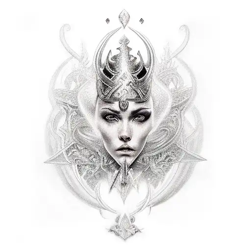 Tattoo Of Malenia From Elden Ring