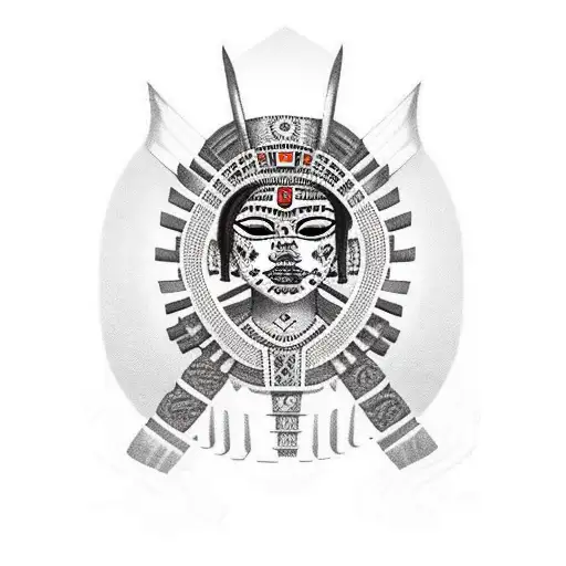 Sexy Aztec Mexican Female Warrior