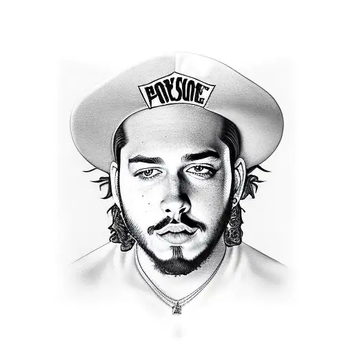 Post Malone Portrait On Arm