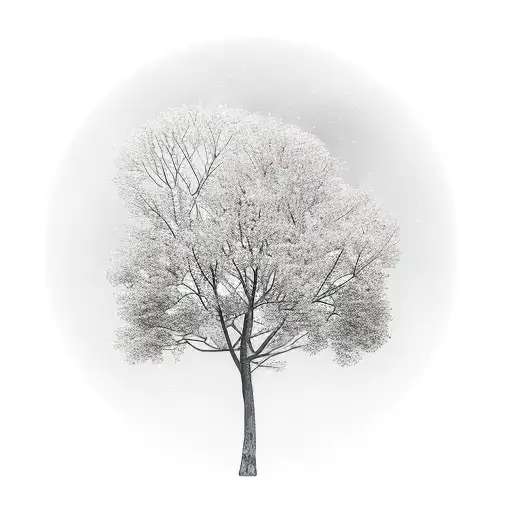 Diamond With Half Cut Trees And Full Grown Trees