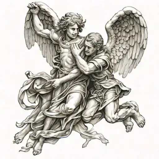 Fighting Good And Bad Angel