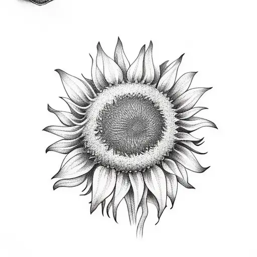 Sunflower With A Heart