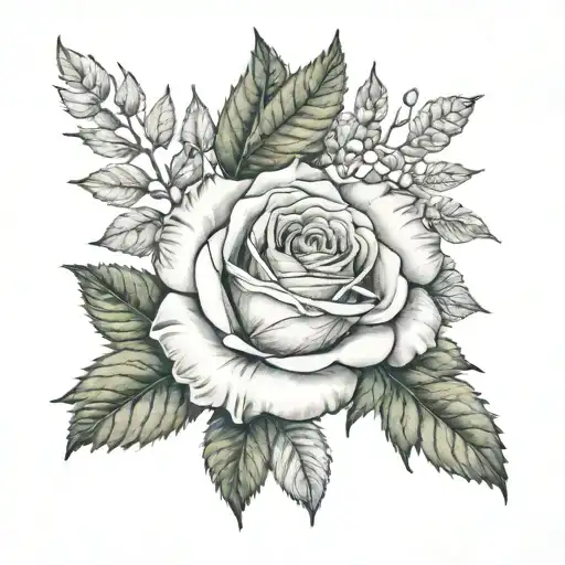 Rose And Botanicals Surrounding