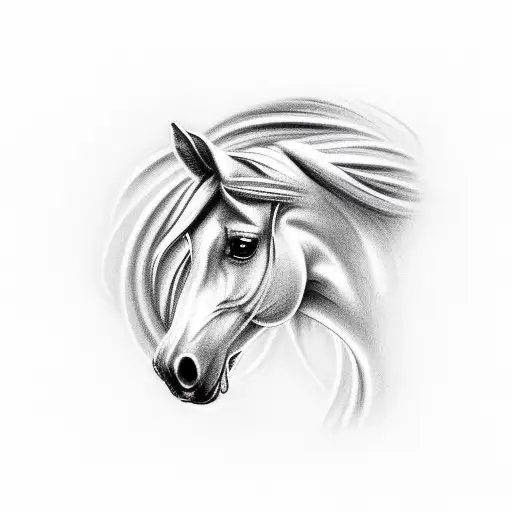 Baby Horse A Mother Horse