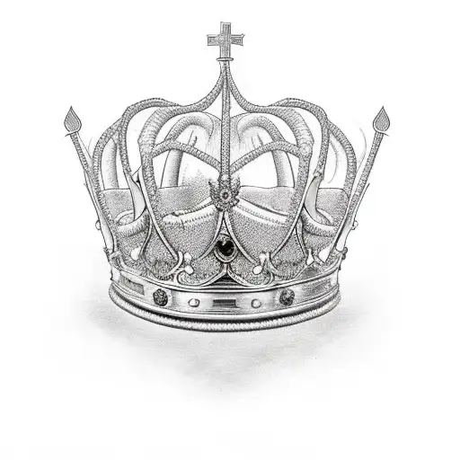 King's Crown Made Of Bones