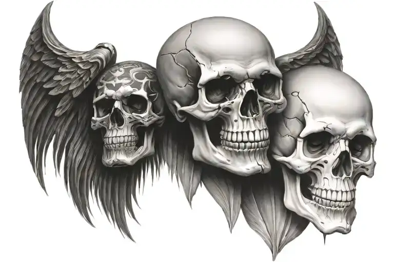 Harley Davidson Skull Mexican