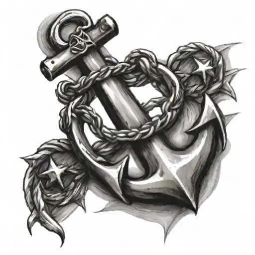 Anchor With A Cross