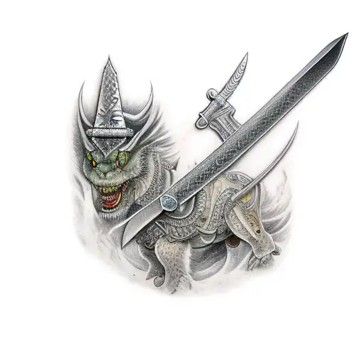 Three Sword In A Row