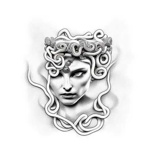 Medusa Sexy Face In Back