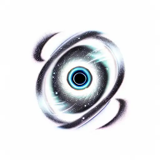 Black Hole Galaxy Elongated