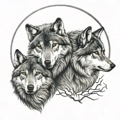Three Wolfs 1 Moon