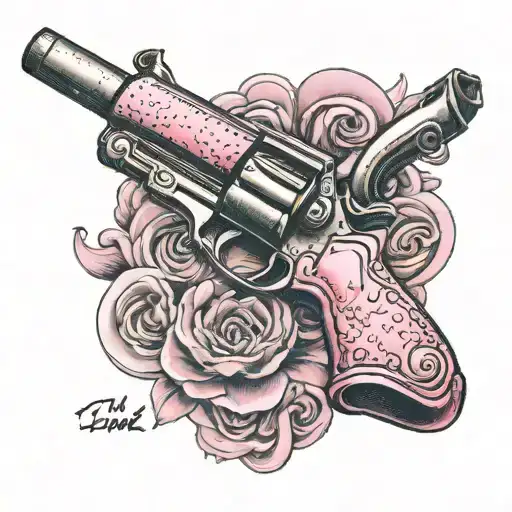 Pink Poop With A Gun