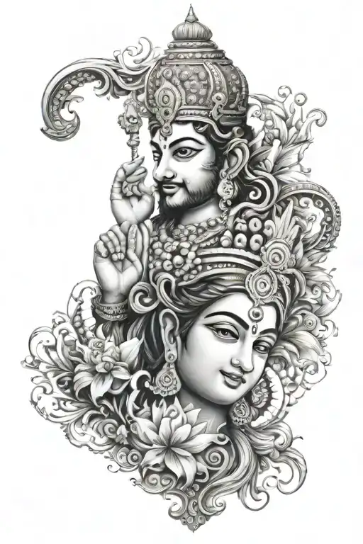 Krishna Ganesh Jesus Allah Buddha Sikhism All Religion In One