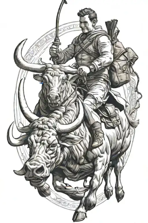 Archer On Bull