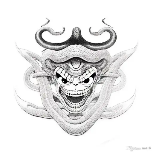 Handsome Luffy Gear 4Th Snake Man