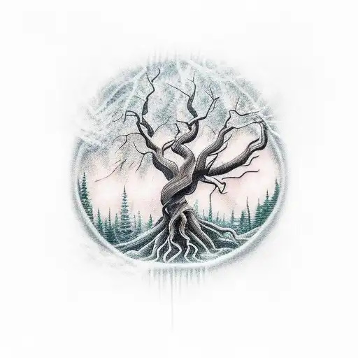 Dark Woods With A Patronus