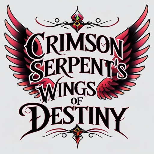 Crimson Serpent’s Wings of Destiny Tattoo idea