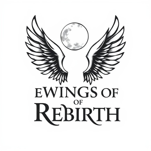Moon’s Eternal Wings of Rebirth Tattoo idea