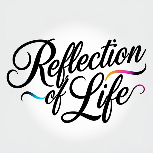 Reflection of Life Tattoo idea