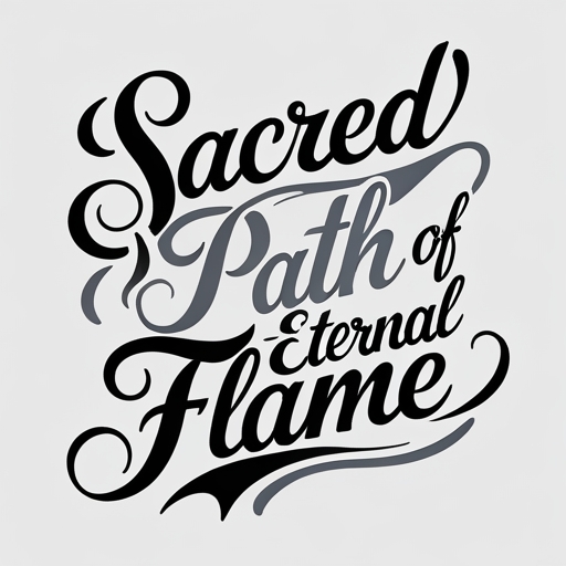 Sacred Path of Eternal Flame Tattoo idea