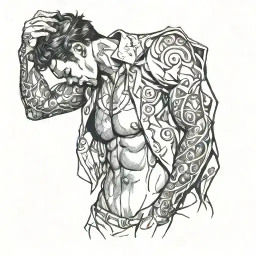 Sexy Submissive Male Figure