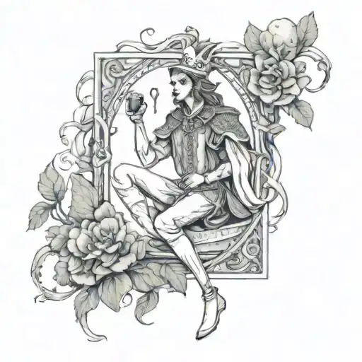 Gothic Tarot Card The Fool