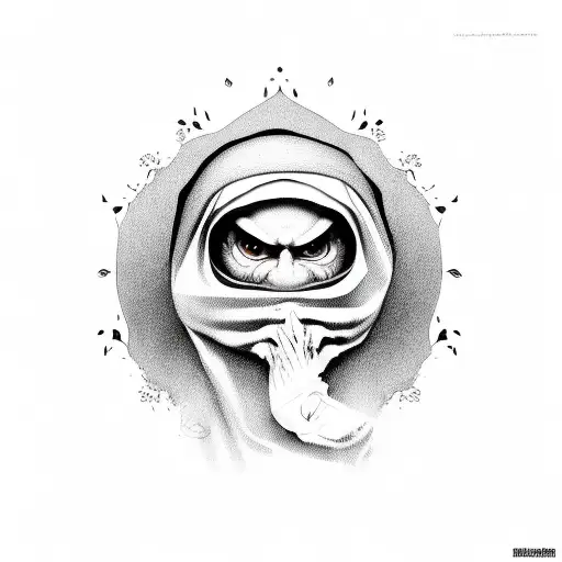 Muslim Sign With Scary Movie Characters