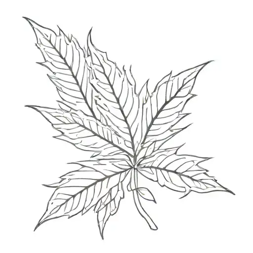 Chibi Weed Leaf