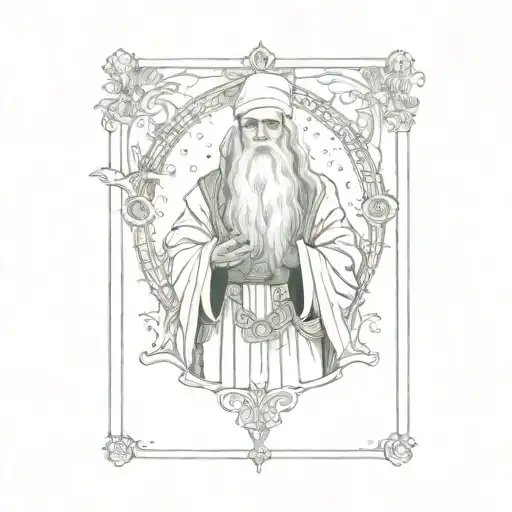 Dumbledore Tarot Card